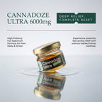 Cannadoze Ultra 1:6 CBD:THC 6000 mg: For Deep Relief & Restorative Balance